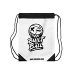Basketball Drawstring Bag - Built to Ball, Gym Bag, Sports Bag, Workout Essentials, Gift for Athletes