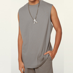 Unisex Heavyweight Longline Loose Tank Top(230GSM)