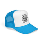 Built to Ball Foam Trucker Hat, Embroidered Cap for Sports Fans, Adjustable Snapback, Perfect Gift for Athletes, Everyday Wear