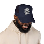 Built to Ball Foam Trucker Hat, Embroidered Cap for Sports Fans, Adjustable Snapback, Perfect Gift for Athletes, Everyday Wear