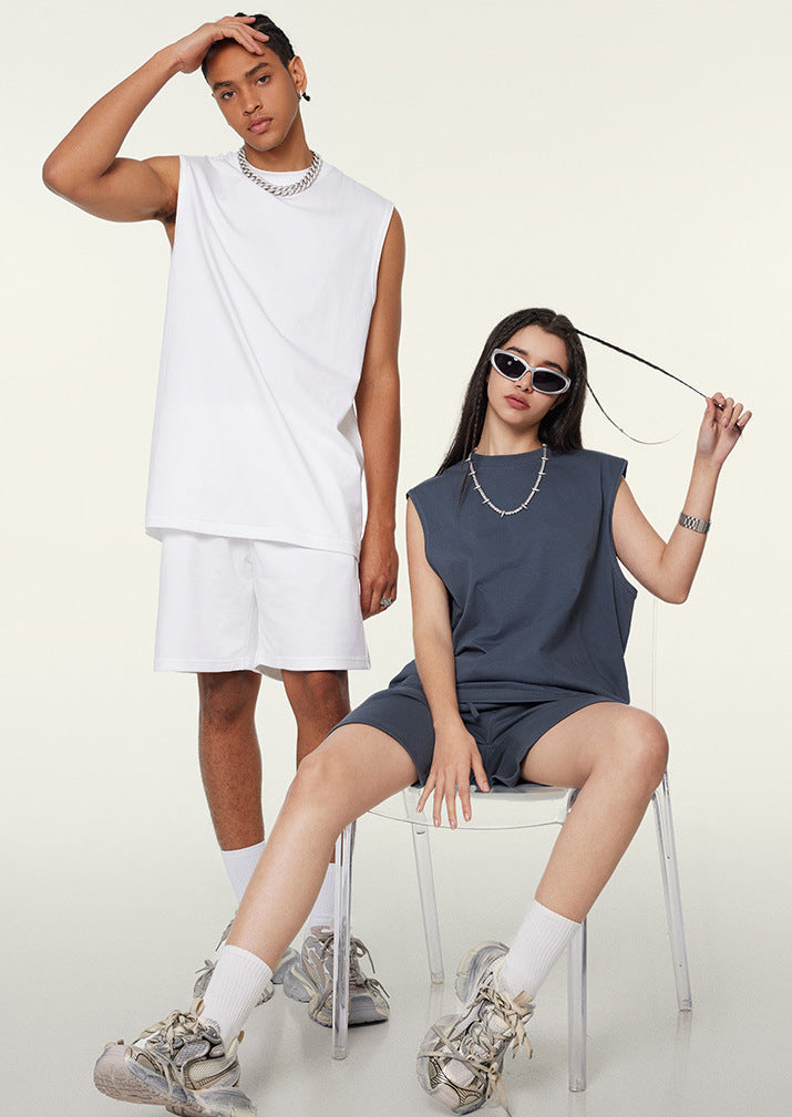 Unisex Heavyweight Longline Loose Tank Top(230GSM)