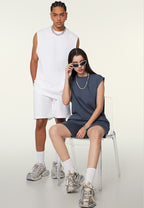 Unisex Heavyweight Longline Loose Tank Top(230GSM)