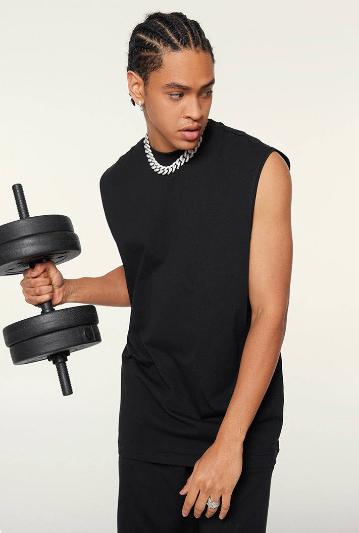 Unisex Heavyweight Longline Loose Tank Top(230GSM)