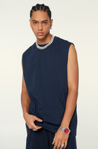 Unisex Heavyweight Longline Loose Tank Top(230GSM)