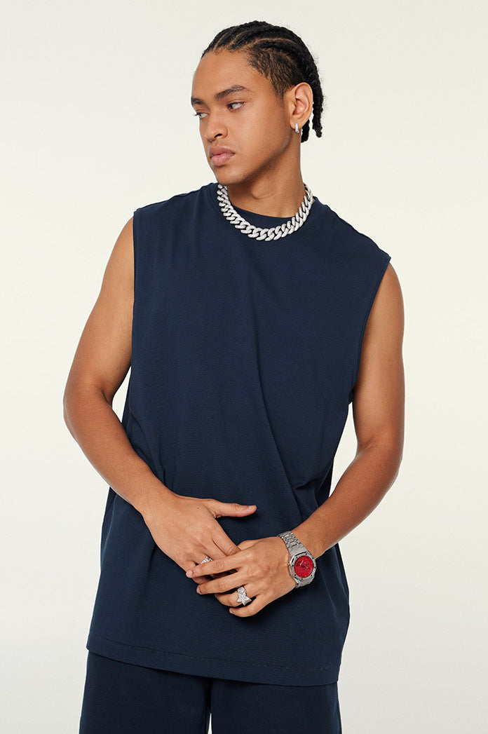 Unisex Heavyweight Longline Loose Tank Top(230GSM)