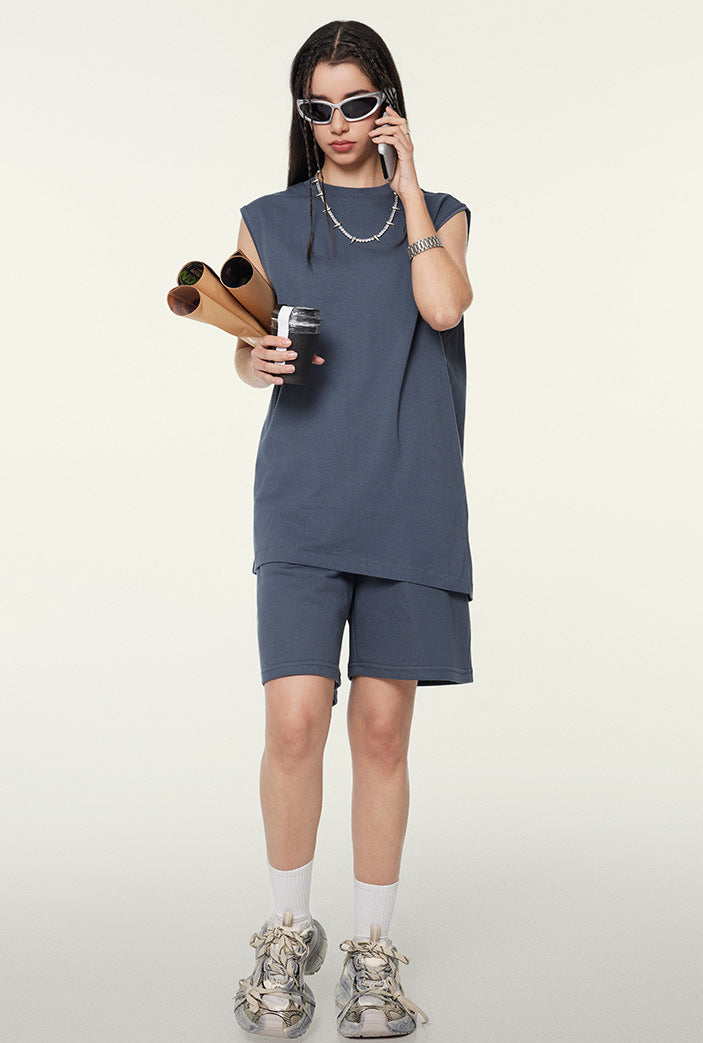 Unisex Heavyweight Longline Loose Tank Top(230GSM)