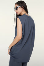 Unisex Heavyweight Longline Loose Tank Top(230GSM)