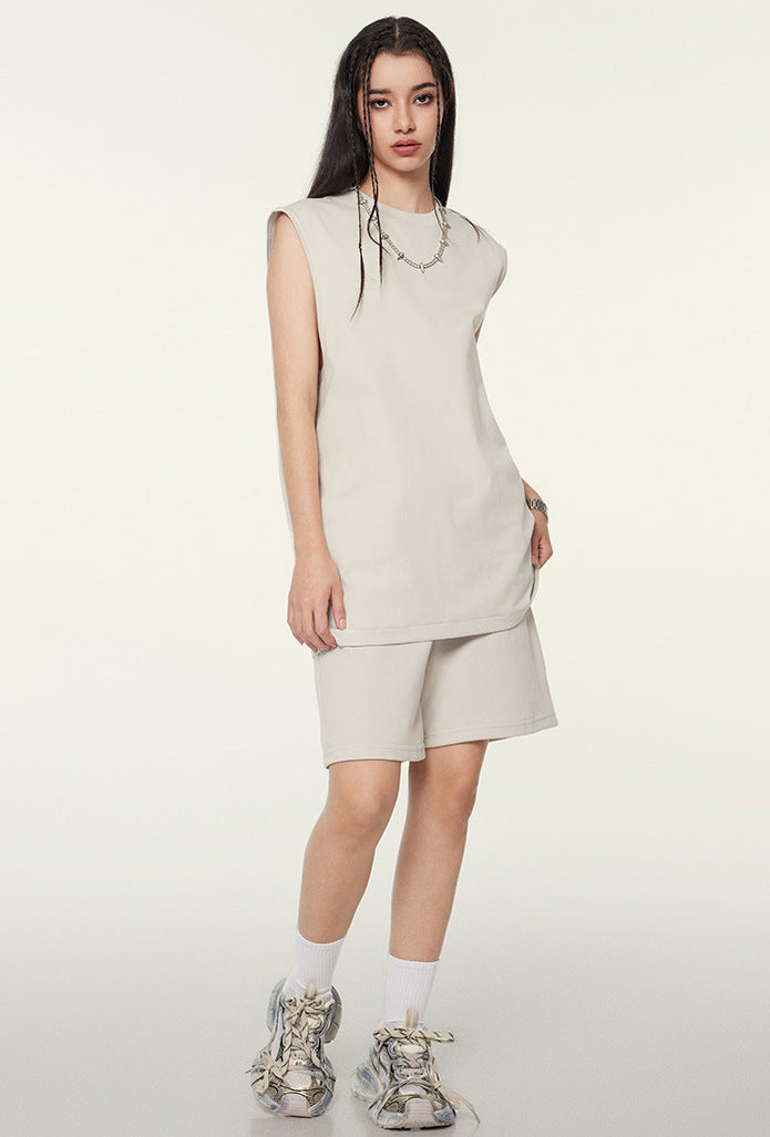 Unisex Heavyweight Longline Loose Tank Top(230GSM)