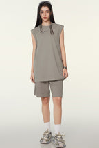 Unisex Heavyweight Longline Loose Tank Top(230GSM)