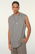 Unisex Heavyweight Longline Loose Tank Top(230GSM)