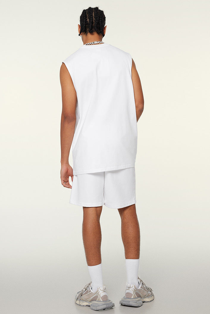 Unisex Heavyweight Longline Loose Tank Top(230GSM)