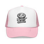 Built to Ball Foam Trucker Hat, Embroidered Cap for Sports Fans, Adjustable Snapback, Perfect Gift for Athletes, Everyday Wear