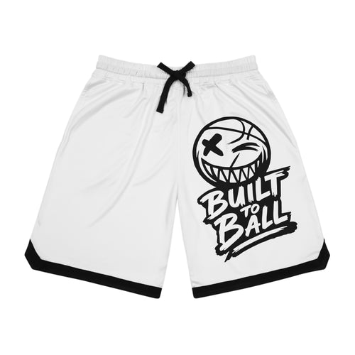 Basketball Workout Shorts - Built to Ball, Athletic Shorts for Sports, Casual Wear, Gym, Summer Comfort, Unisex Basketball Gear