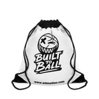 Basketball Drawstring Bag - Built to Ball, Gym Bag, Sports Bag, Workout Essentials, Gift for Athletes