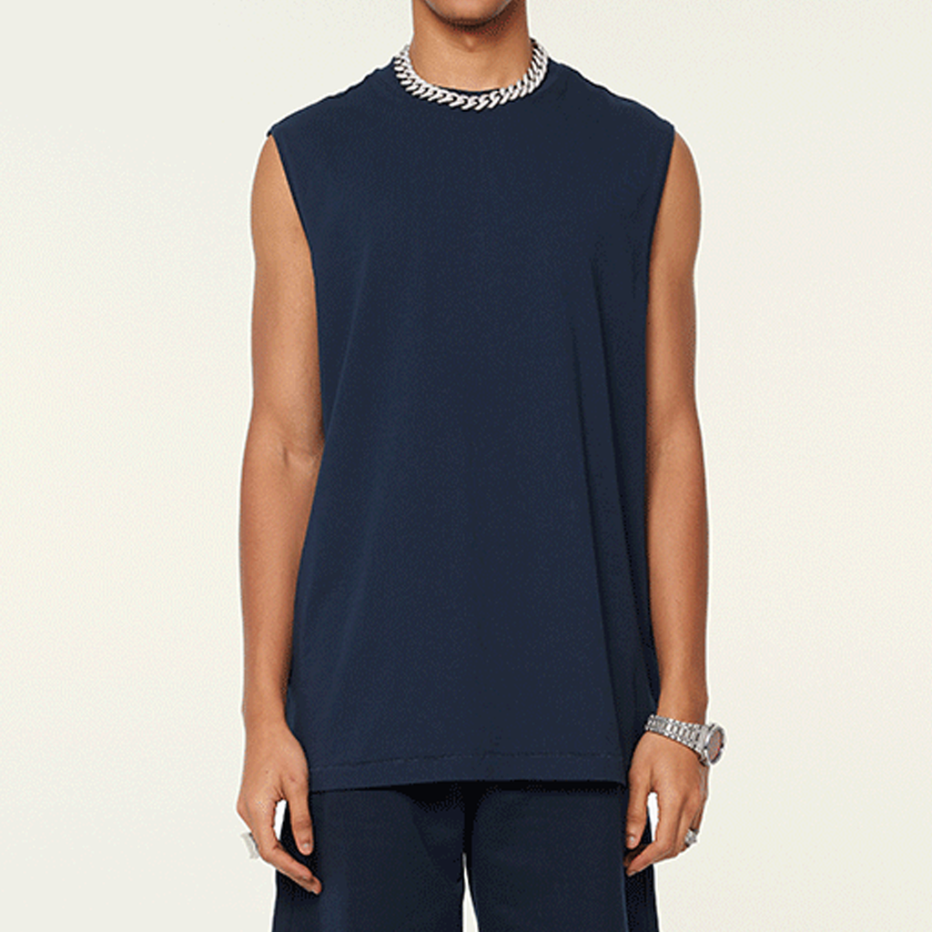 Unisex Heavyweight Longline Loose Tank Top(230GSM)