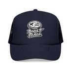 Built to Ball Foam Trucker Hat, Embroidered Cap for Sports Fans, Adjustable Snapback, Perfect Gift for Athletes, Everyday Wear